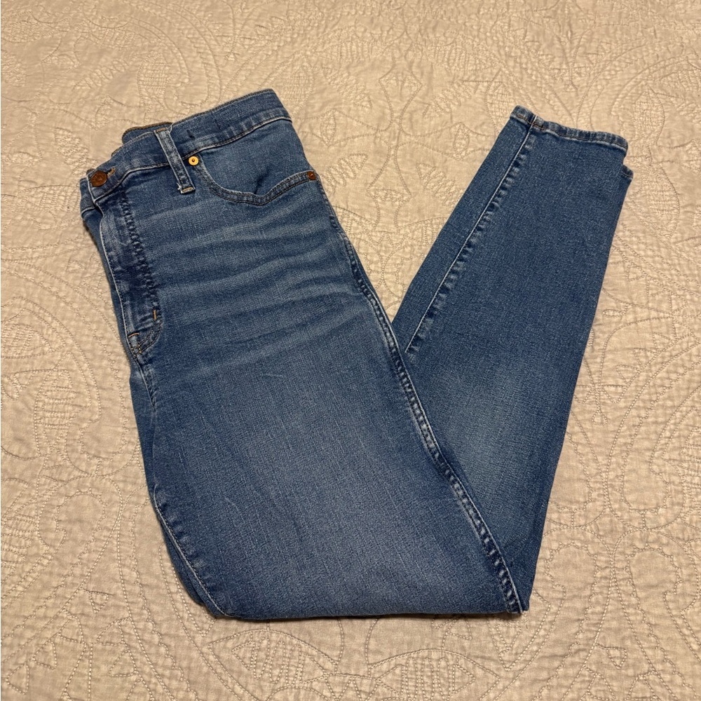 Madewell Women's 10” High Rise Skinny Jeans Size 32 - Picture 2 of 9